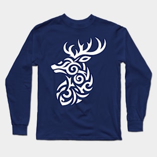 deer head motif Long Sleeve T-Shirt